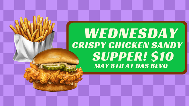Wednesday Fried Chicken Sandy Supper $10