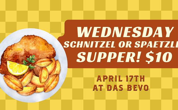 Wednesday Schnitzel or Spaetzle Supper