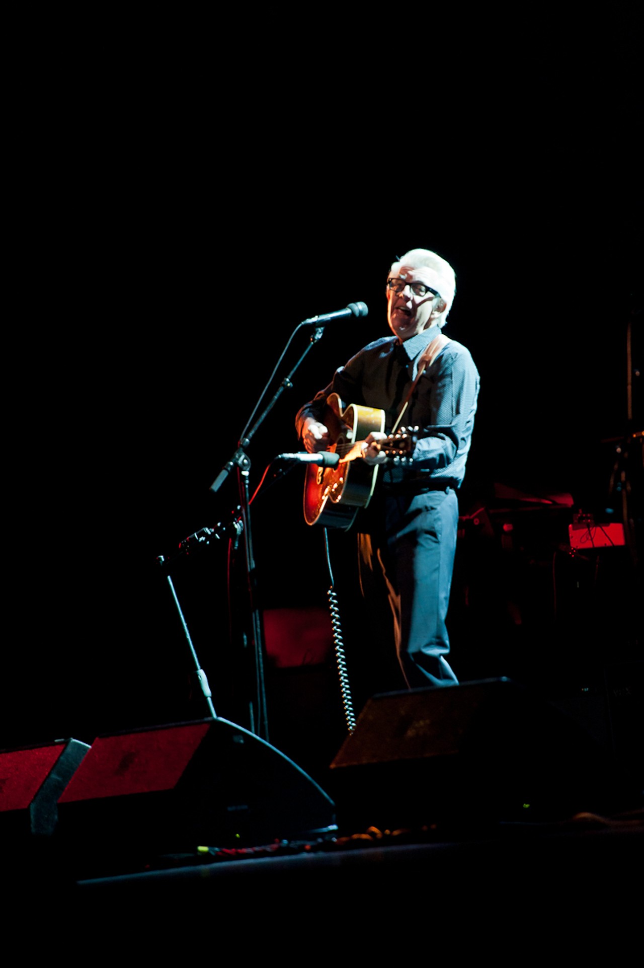 Nick Lowe, opening for Wilco at The Peabody Opera House.