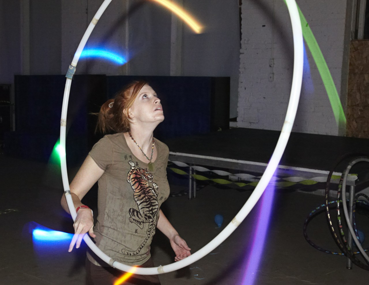 World Hula Hoop Day at Koken Art Factory, 9/9/09