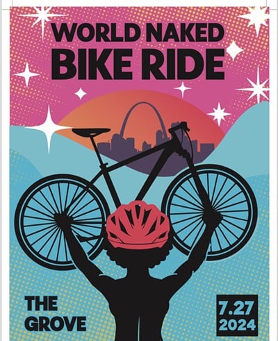 World Naked Bike Ride St. Louis 2024
