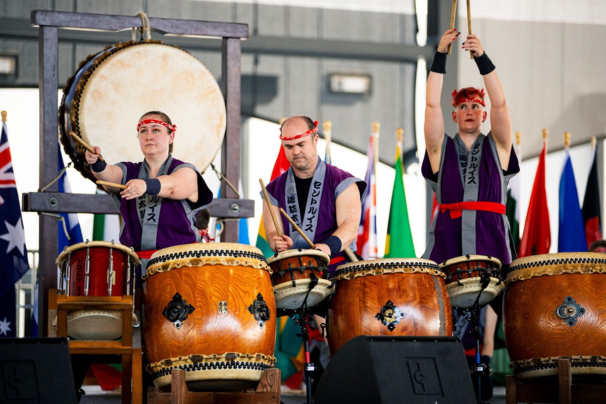 St. Louis Osuwa Taiko Drummers will be one of the ten performers at this year's WorldFest.