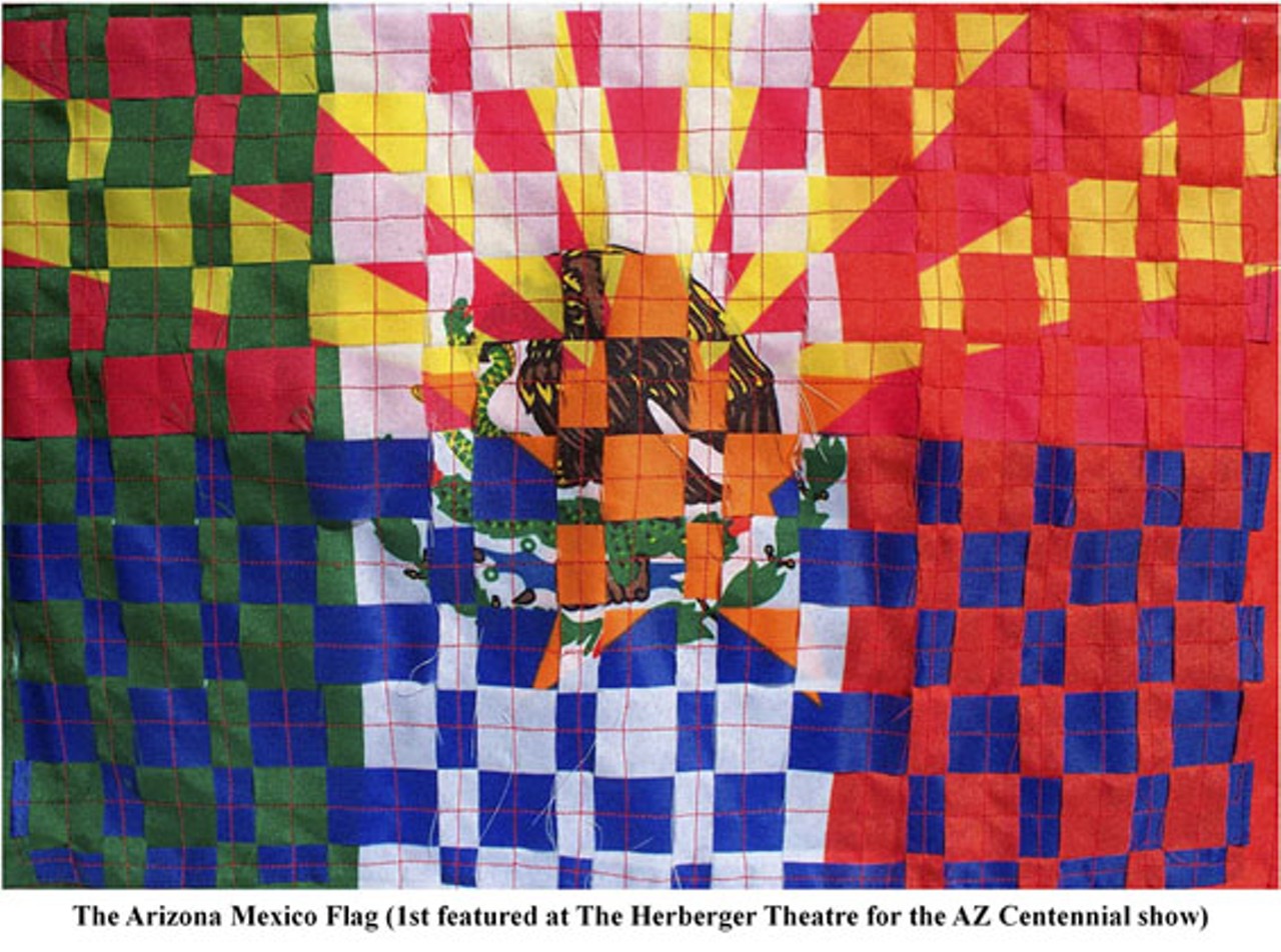 Irma Sanchez, "The Arizona Mexico Flag."