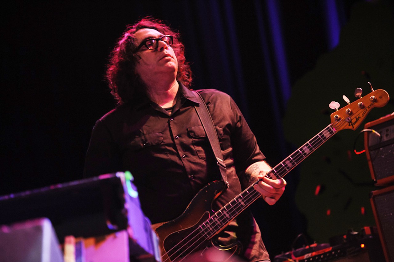 James McNew of Yo La Tengo, performing at The Pageant.